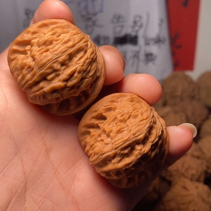 花***花文玩核桃吊坠磨盘