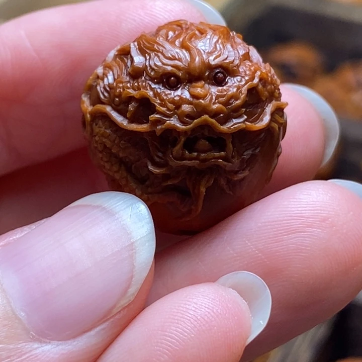手串/手链橄榄核2.15 铁核 龙三通