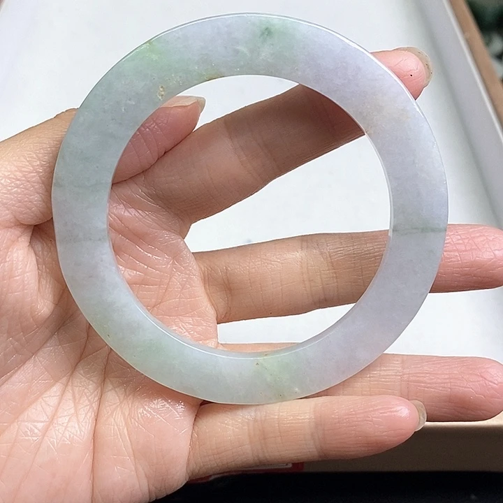 翡翠未镶嵌颈饰天然翡翠55圈口92
