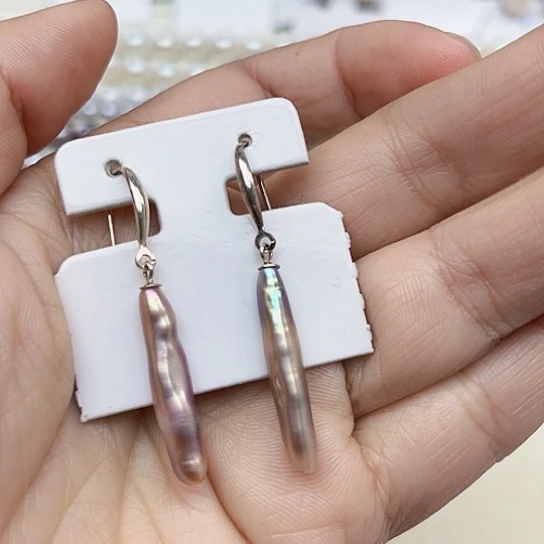 淡水珍珠耳饰未镶嵌