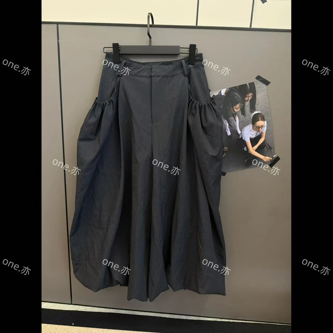 【一个亦】褶皱灯笼裙裤YEE/7058