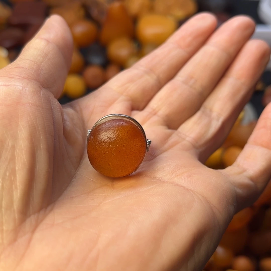 琥珀裸石未镶嵌天然蜜蜡