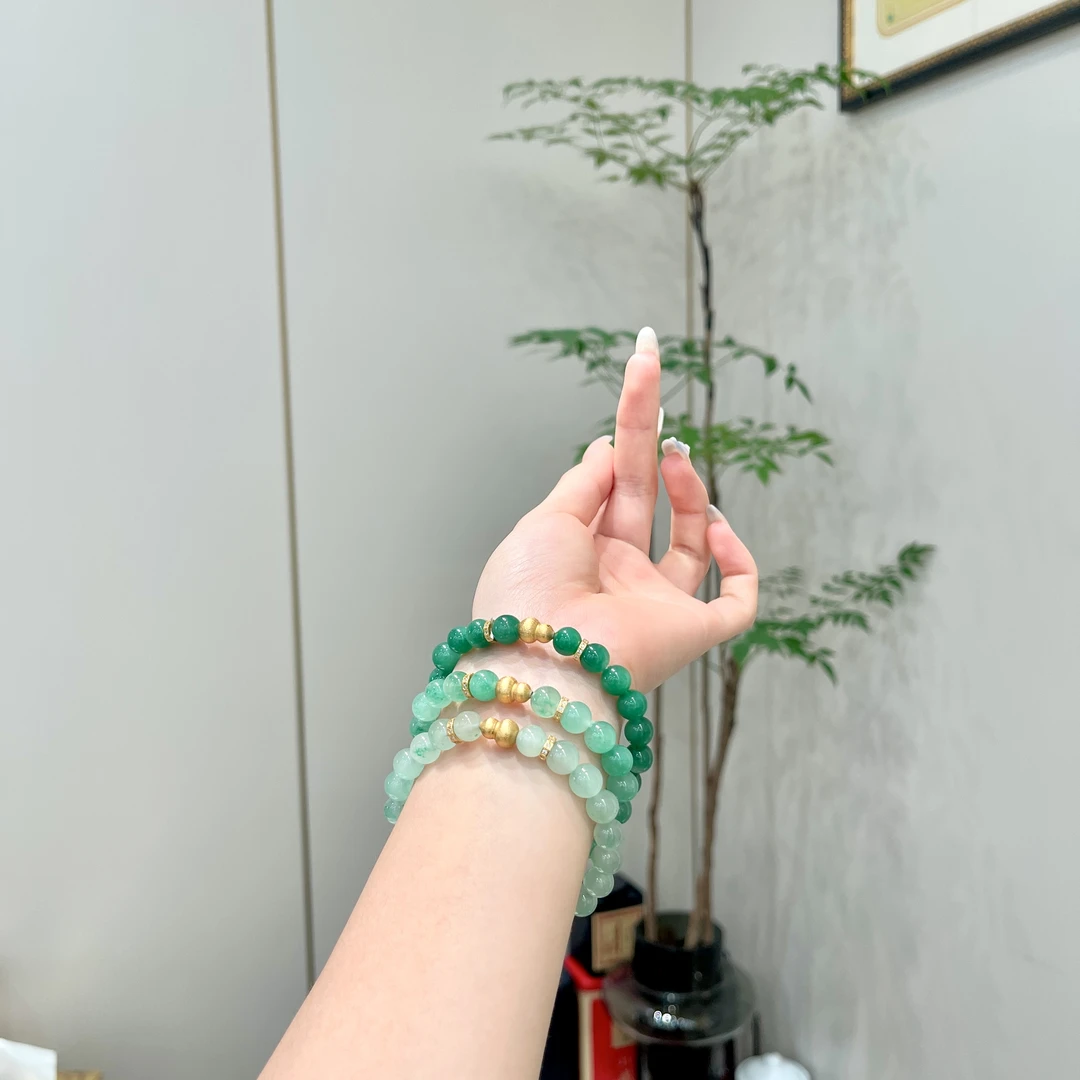 S925银配饰葫芦非洲翠手串-多样性发其一