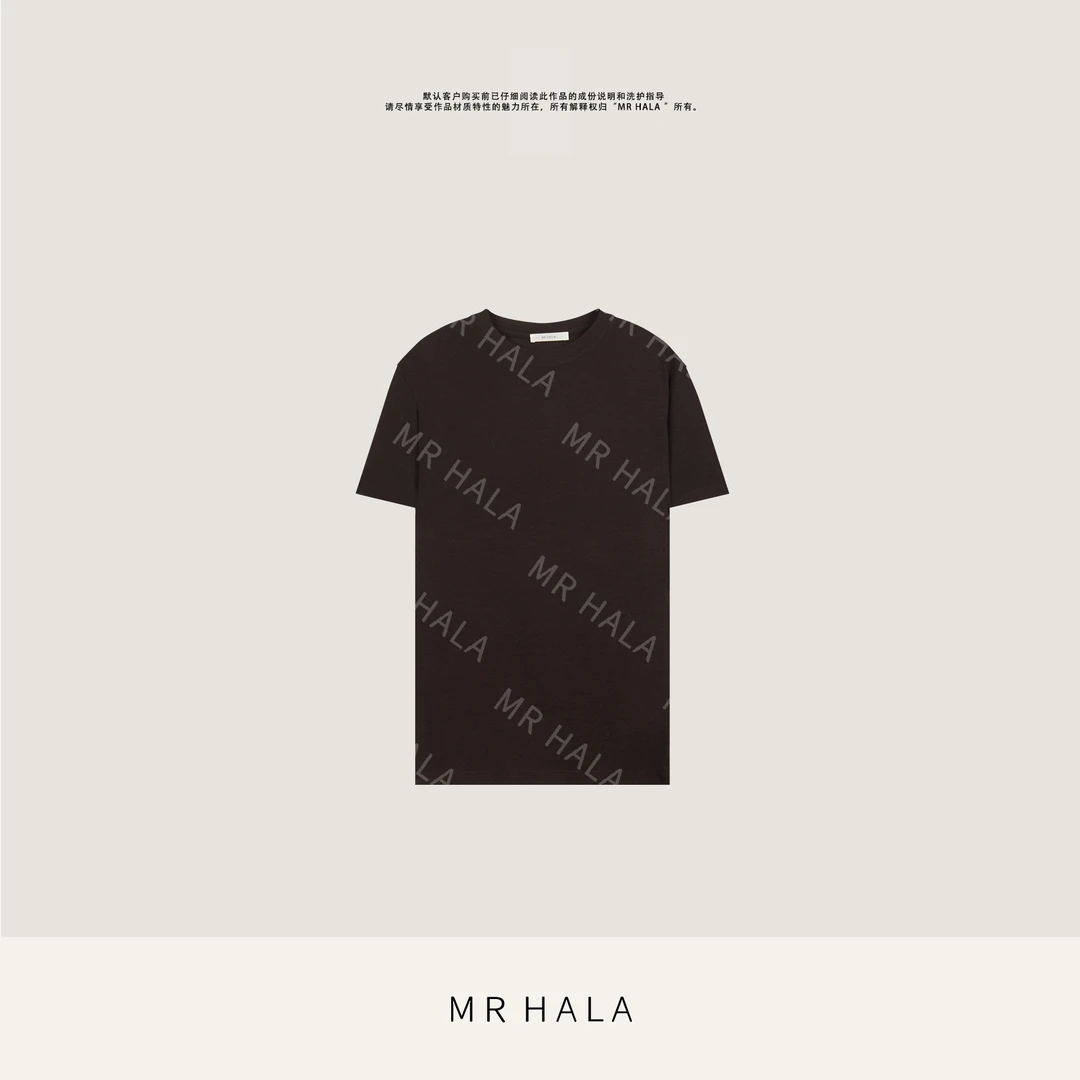 MRHALA 饶阳多色柔垂棉短袖上衣女 LT41170