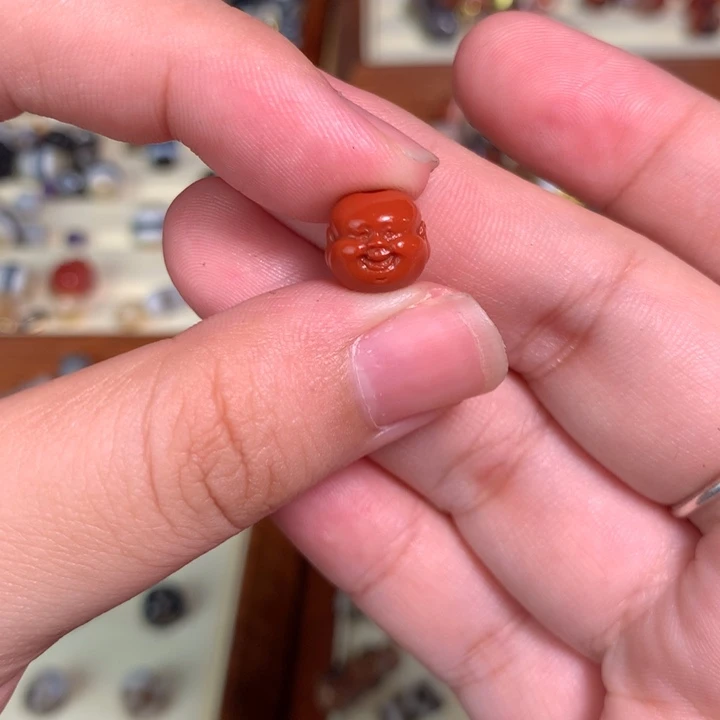 颈饰未镶嵌南红玛瑙38弥勒佛