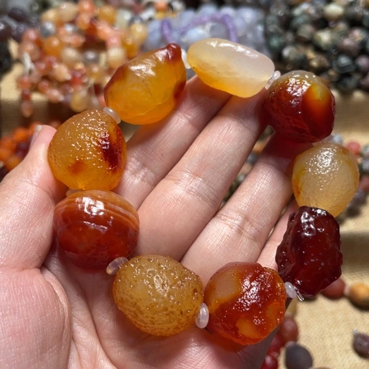 玛瑙/玉髓合金手链