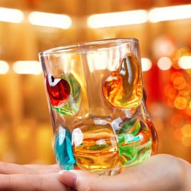 [单只装]可爱手工猫咪玻璃杯风家用耐热早餐猫爪杯