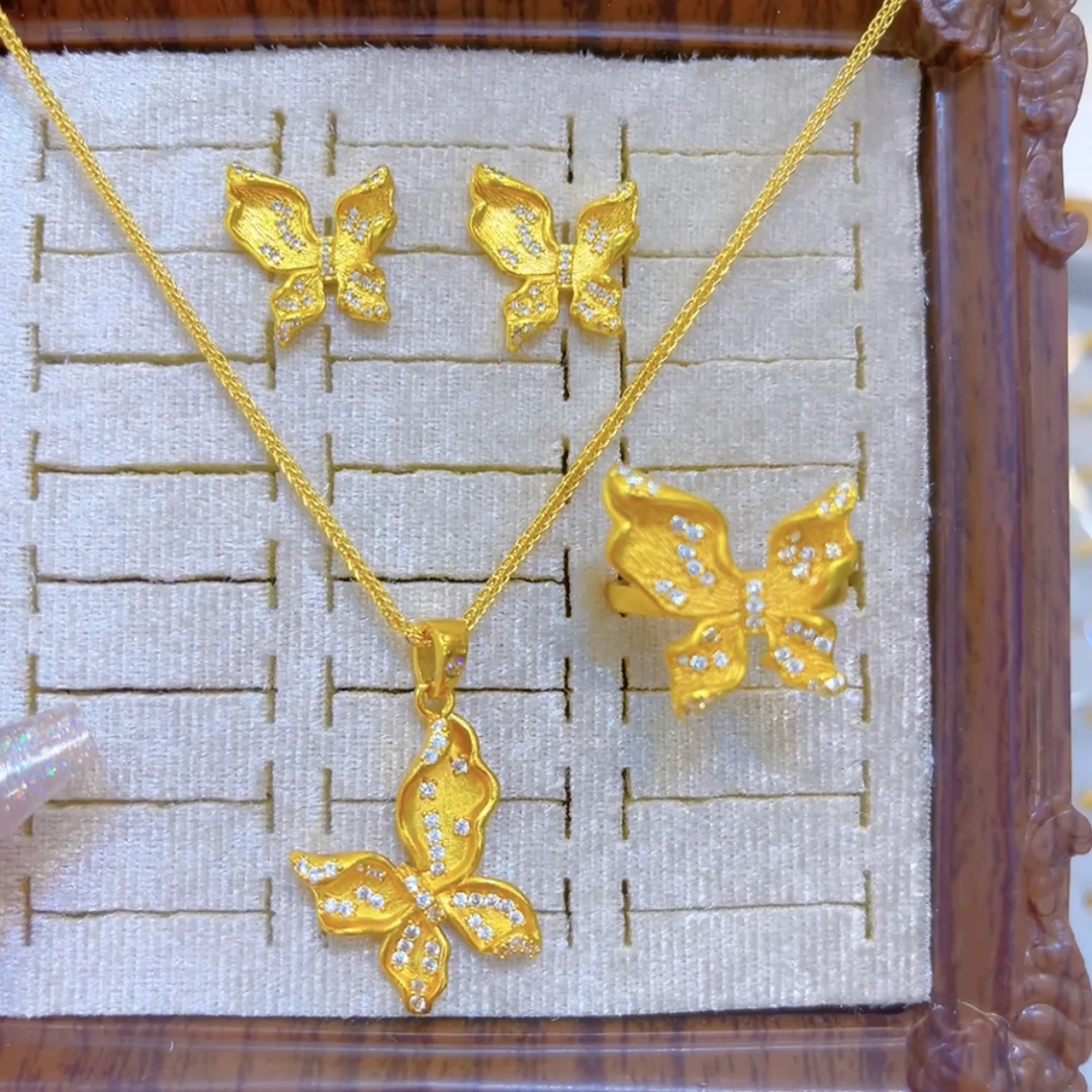 铜合金耳饰 2272铜合金耳饰 新款民族风金色百搭女款耳环精美