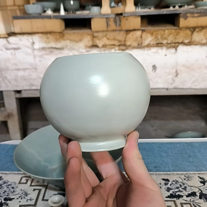 摆件清凉寺汝瓷小罐子