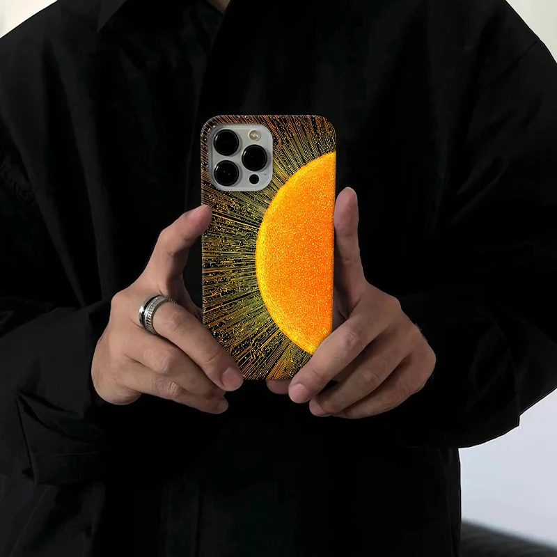 太阳能量适用苹果16pro创意手机壳15promax个性14小众13/12/ins