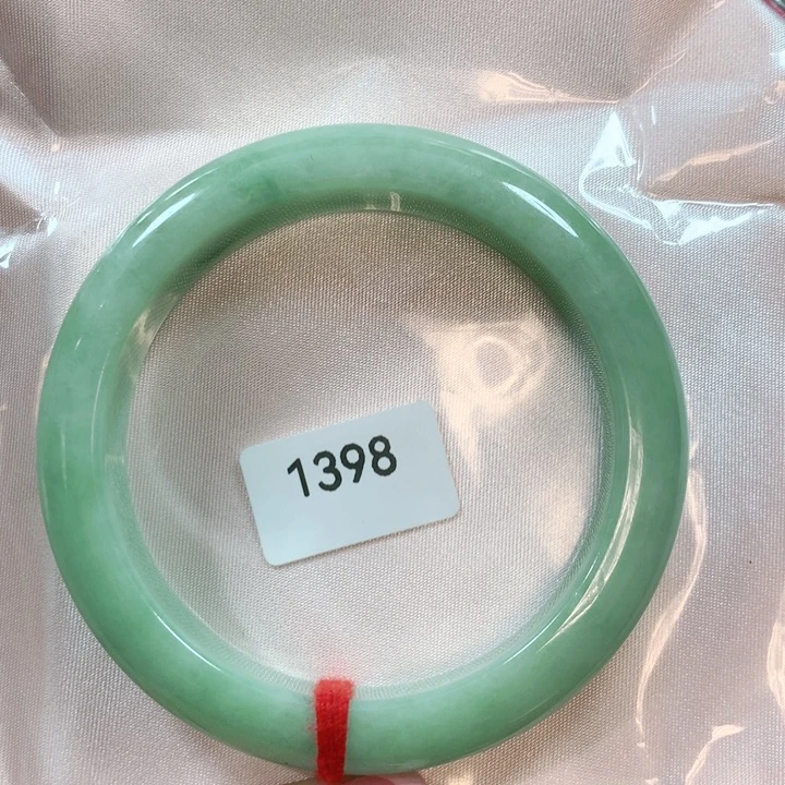 翡翠手镯未镶嵌天然翡翠手镯58