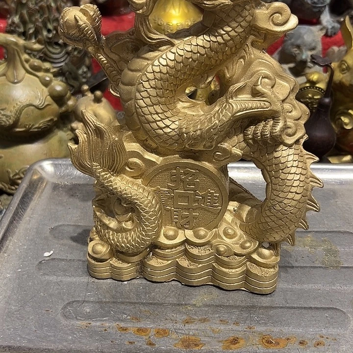 护***者黄铜摆件，文房摆件