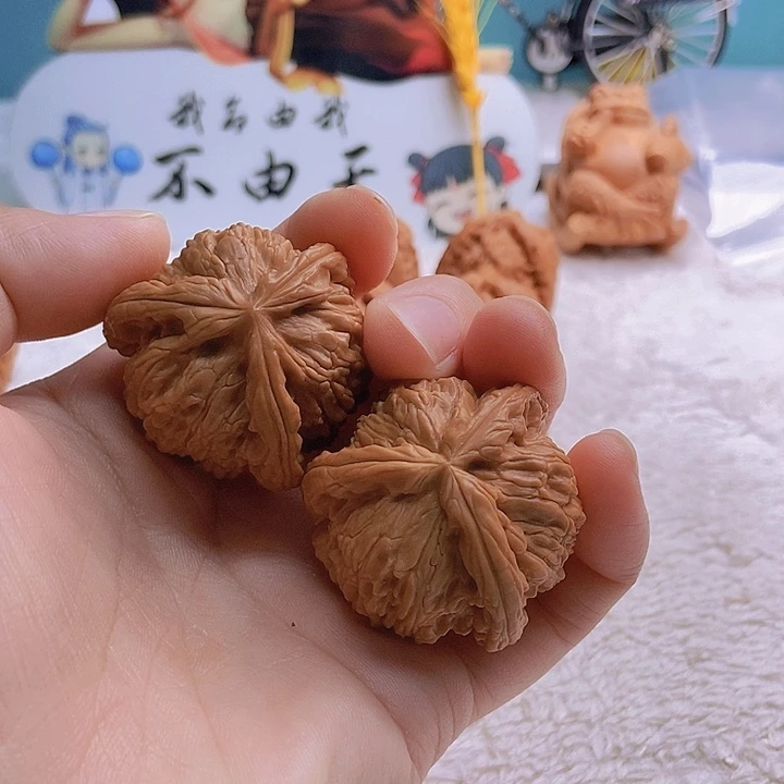 把件文玩核桃安*桥三棱