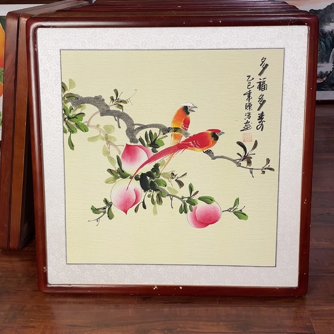 国画带框尺寸63*63厘米