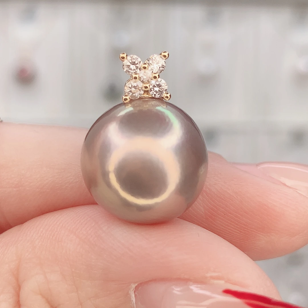 淡水珍珠吊坠(赠链)合金