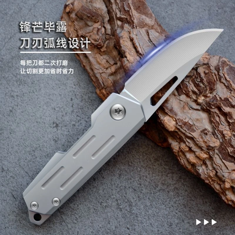 新款加厚不锈钢耐用折叠小刀美工刀迷你随身便携式锋利快递裁纸刀