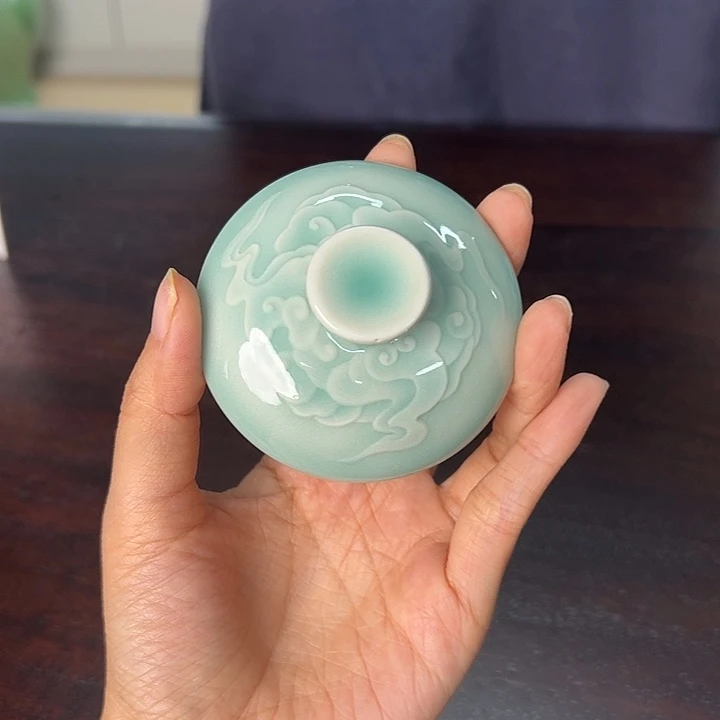 龙泉云间青瓷小米茶器