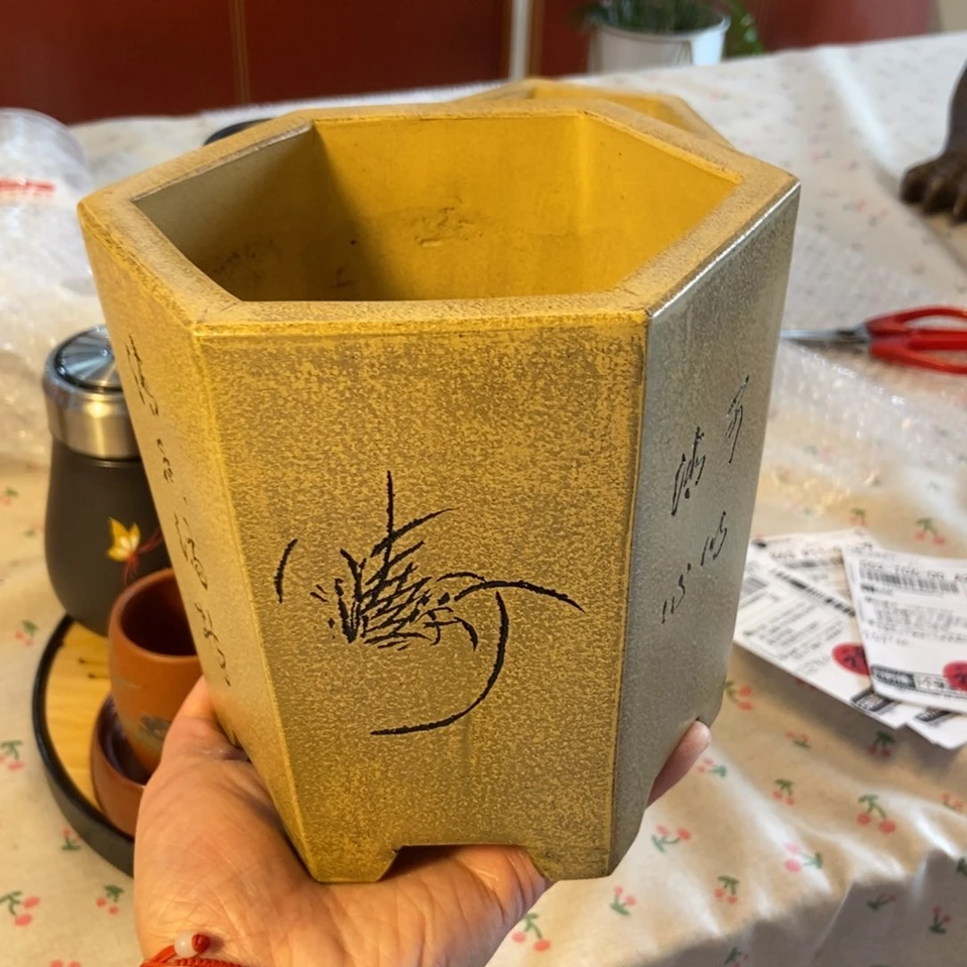 紫砂花盆紫砂花盆