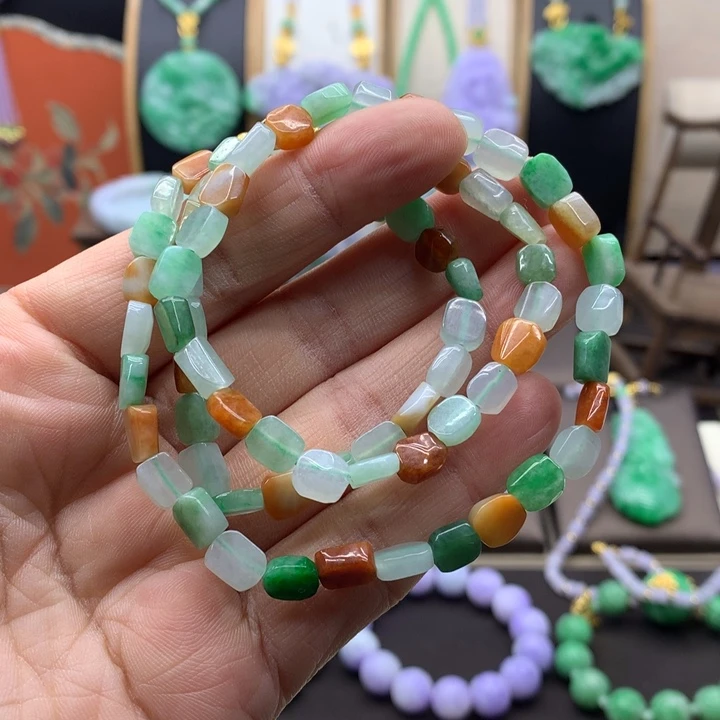 翡翠未镶嵌项链翡翠项链