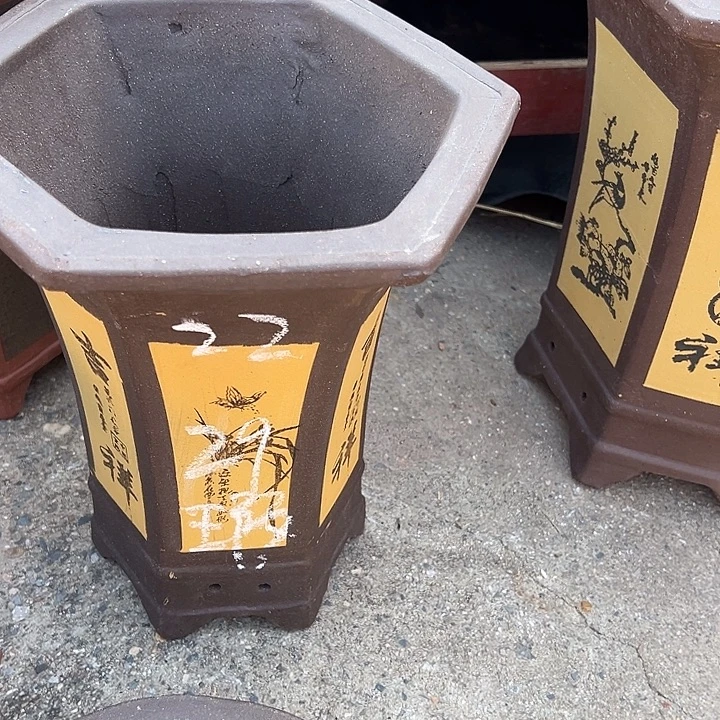 紫砂花盆透气花盆