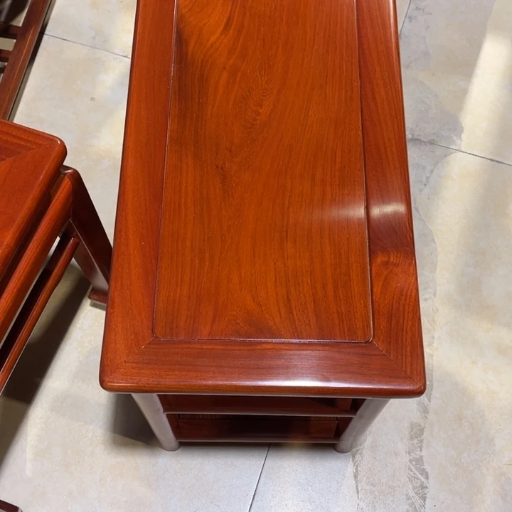 云***山花梨木类案台缅甸花梨木换鞋凳