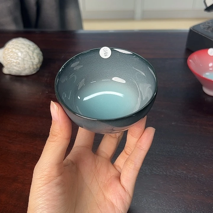 龙泉云间青瓷小米茶器
