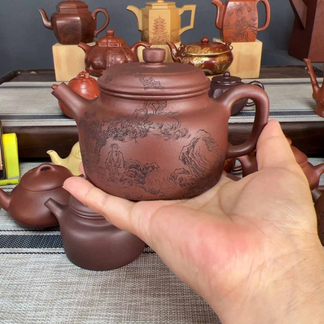 茶壶紫砂沐*德钟底槽清