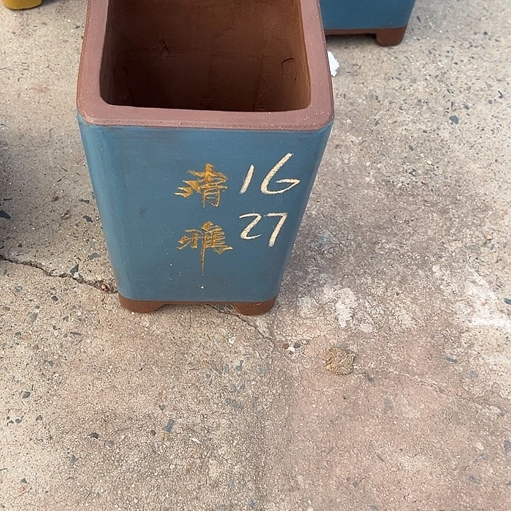 紫砂花盆，透气花盆