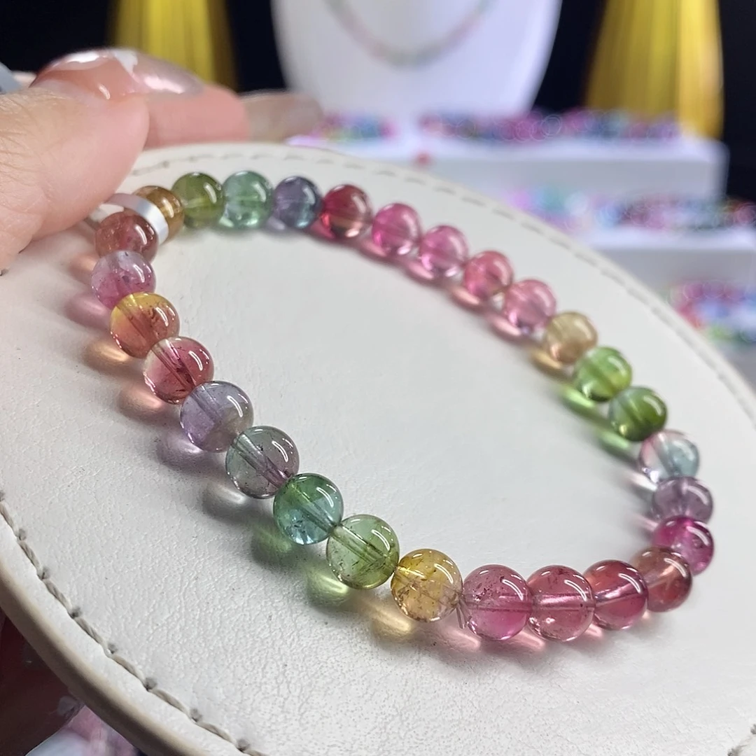未镶嵌手链碧玺西瓜