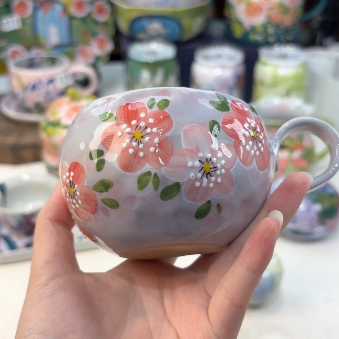 景德镇手绘高温釉下彩陶瓷茶具