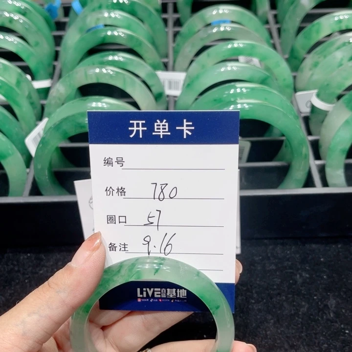 颈饰未镶嵌石英质玉（非洲翠）