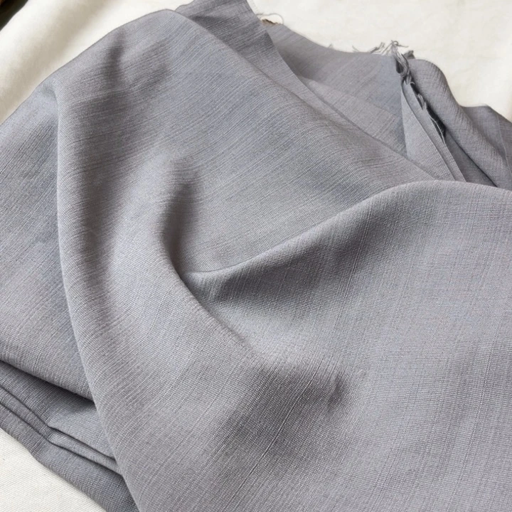 棉混纺浅灰麻棉2米