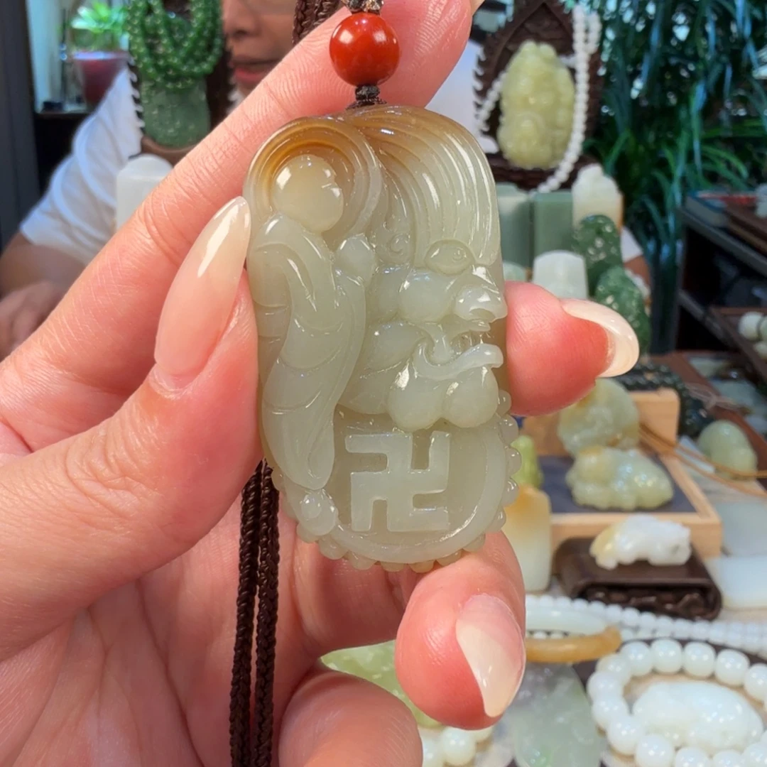 吊坠(不含链)未镶嵌和田玉