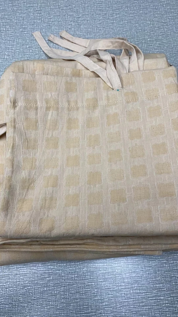 全棉色织提花被套三件套