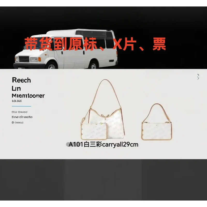 A101 白三彩 carryall29cm【里外标全对】现货礼盒发货单肩包