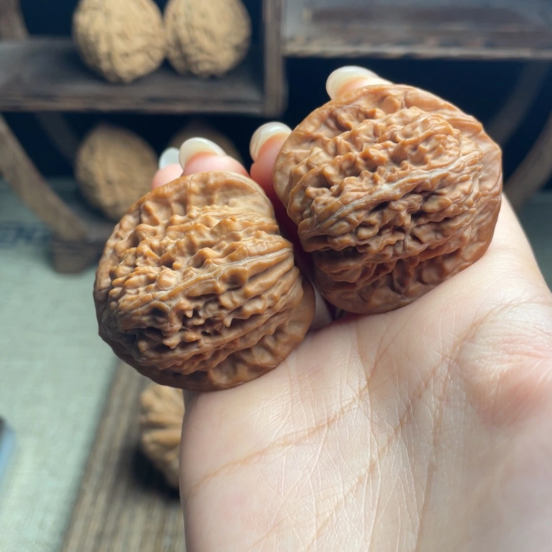 吊坠文玩核桃四座楼39 全品白茬精配