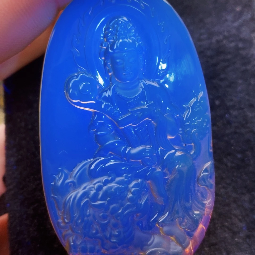 【闪购商品】蓝珀吊坠(不含链)未镶嵌