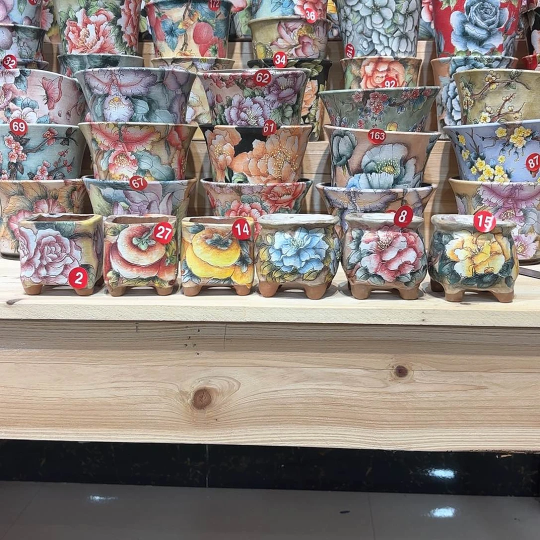紫砂花盆小*豆手工花盆默认微瑕