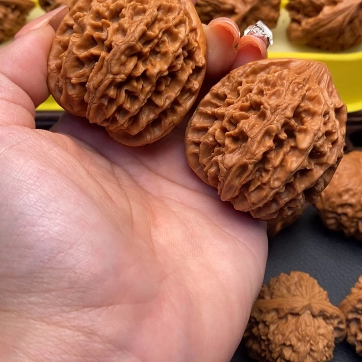 文玩核桃把件544罗汉头44