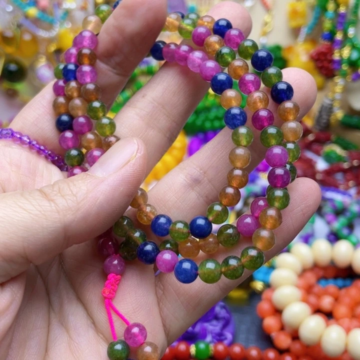 树脂制品79号彩色项链