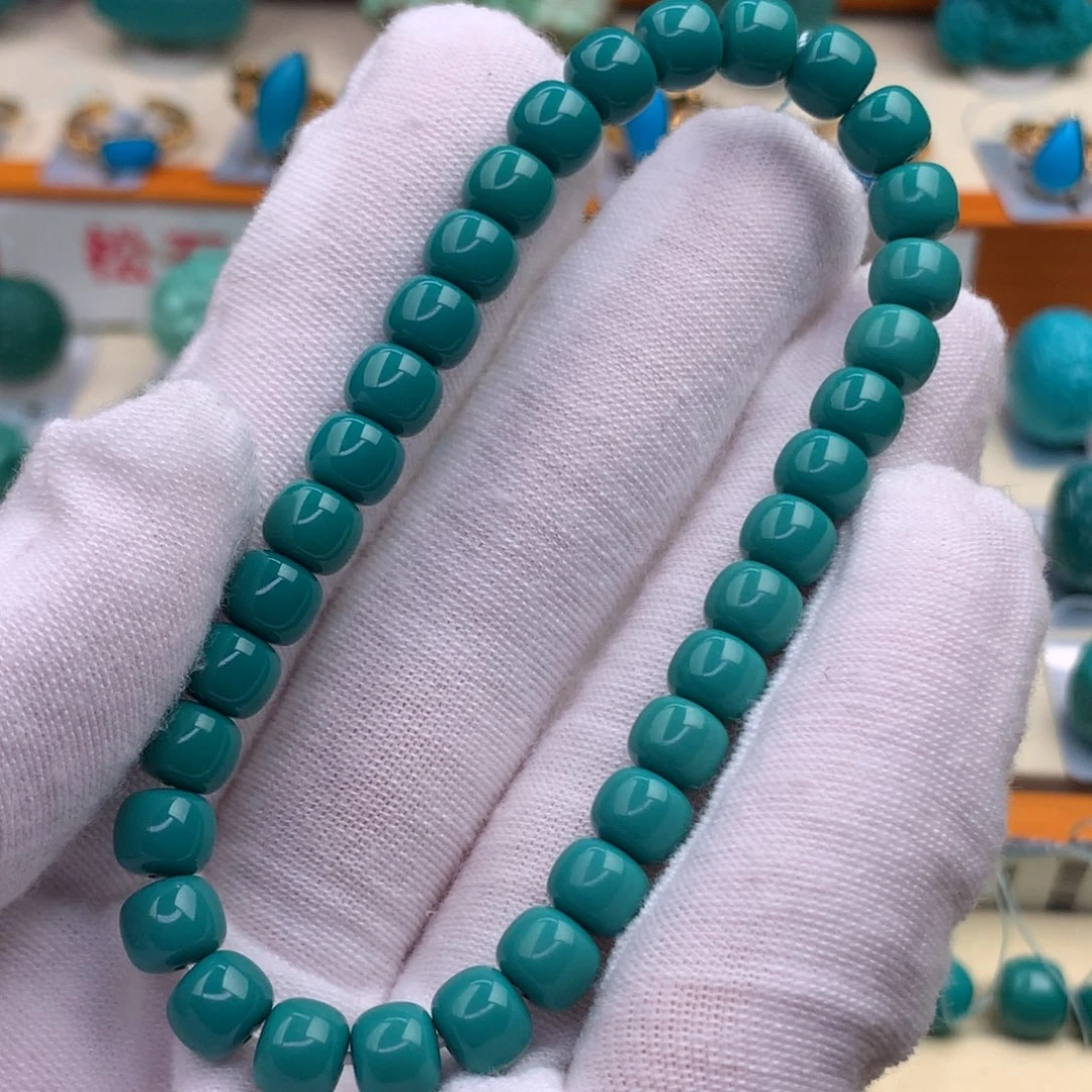 未镶嵌绿松石珠宝半成品