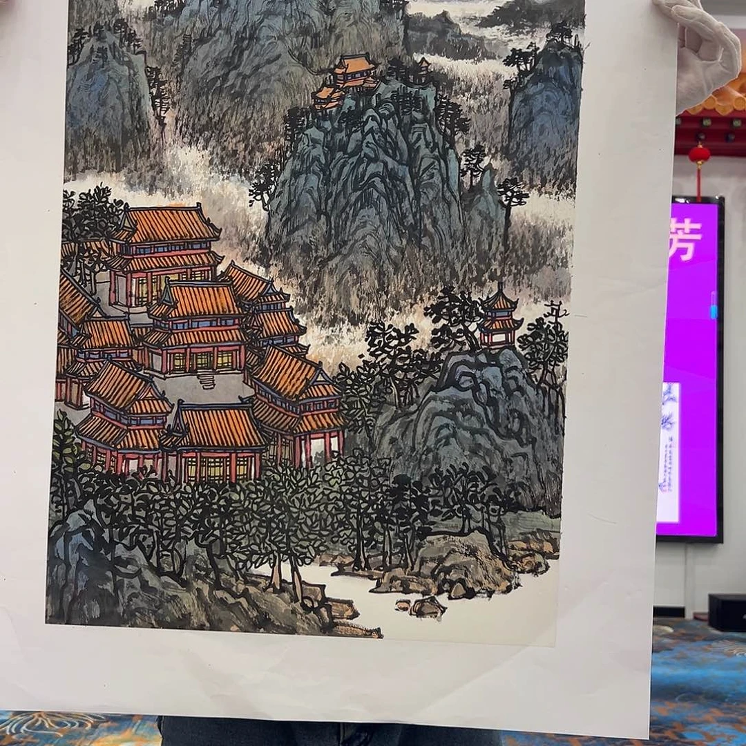 国画画家孙立芳出书原作