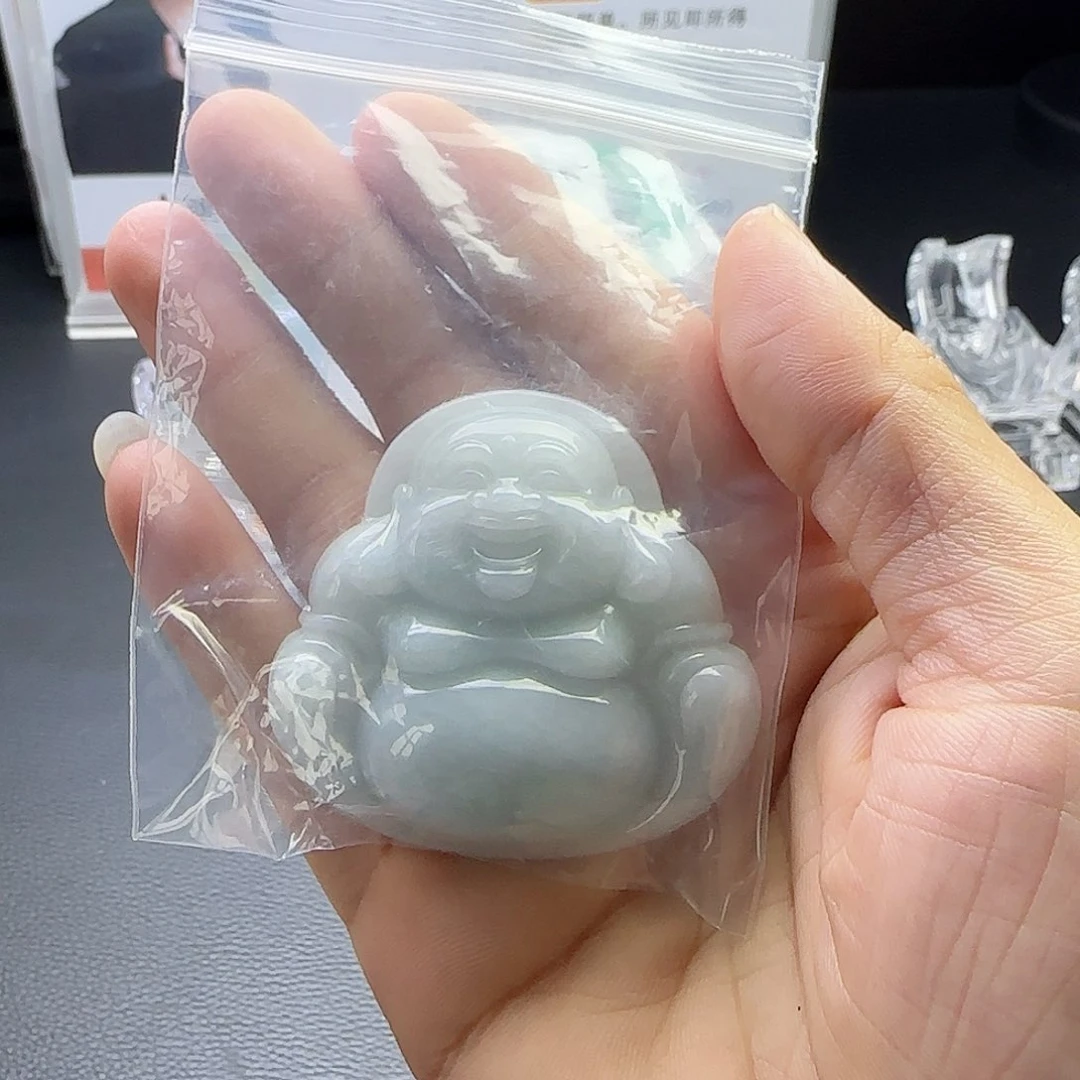 翡翠未镶嵌吊坠(赠链)心*