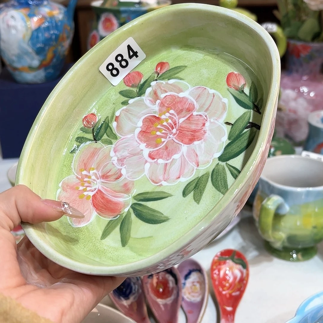 景德镇手绘高温釉下彩陶瓷茶具