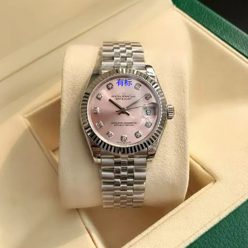 高定制女款 适配实心精钢女手表带腕表通用钢带