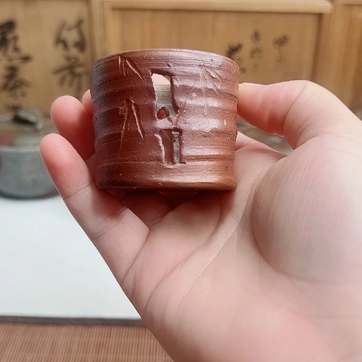 备前烧，正宗土人盖置