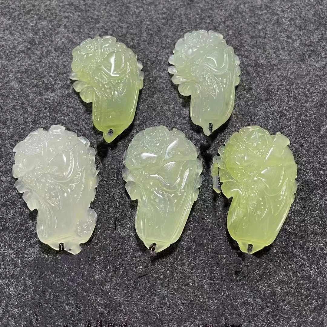 【许总宠粉】蛇纹石玉未镶嵌多样性发其一玉白菜 10