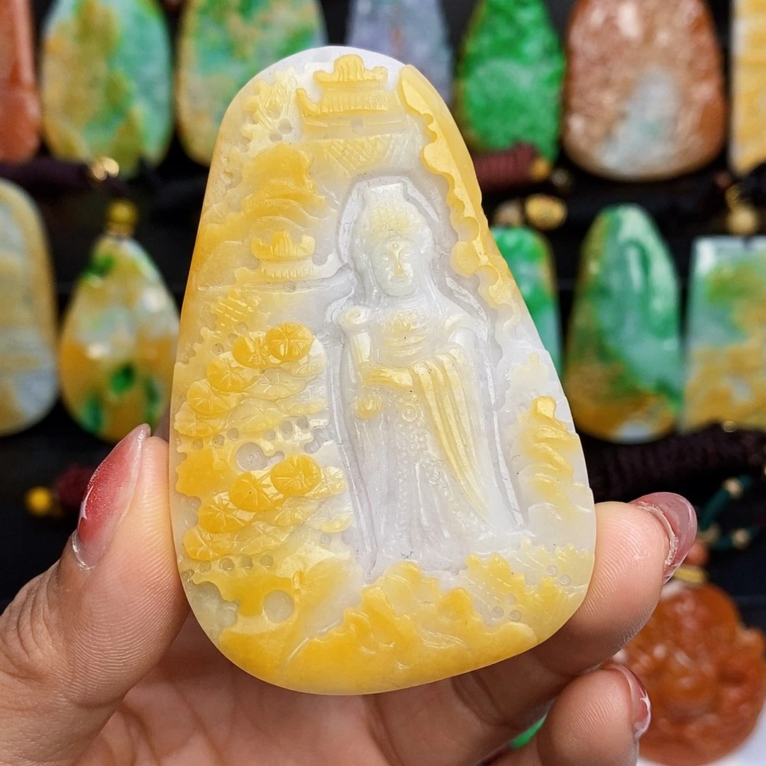 未镶嵌定制翡翠翡翠A货一物一证放漏价