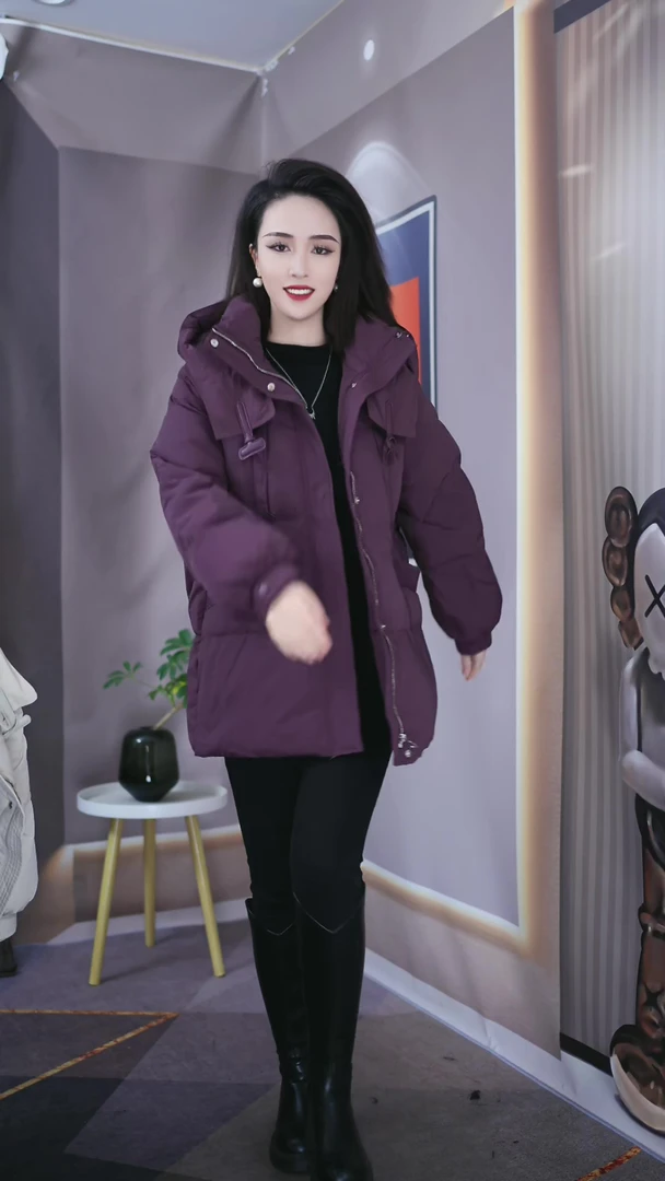 【上新定制】H.GT992#新款减龄百搭羽绒外套