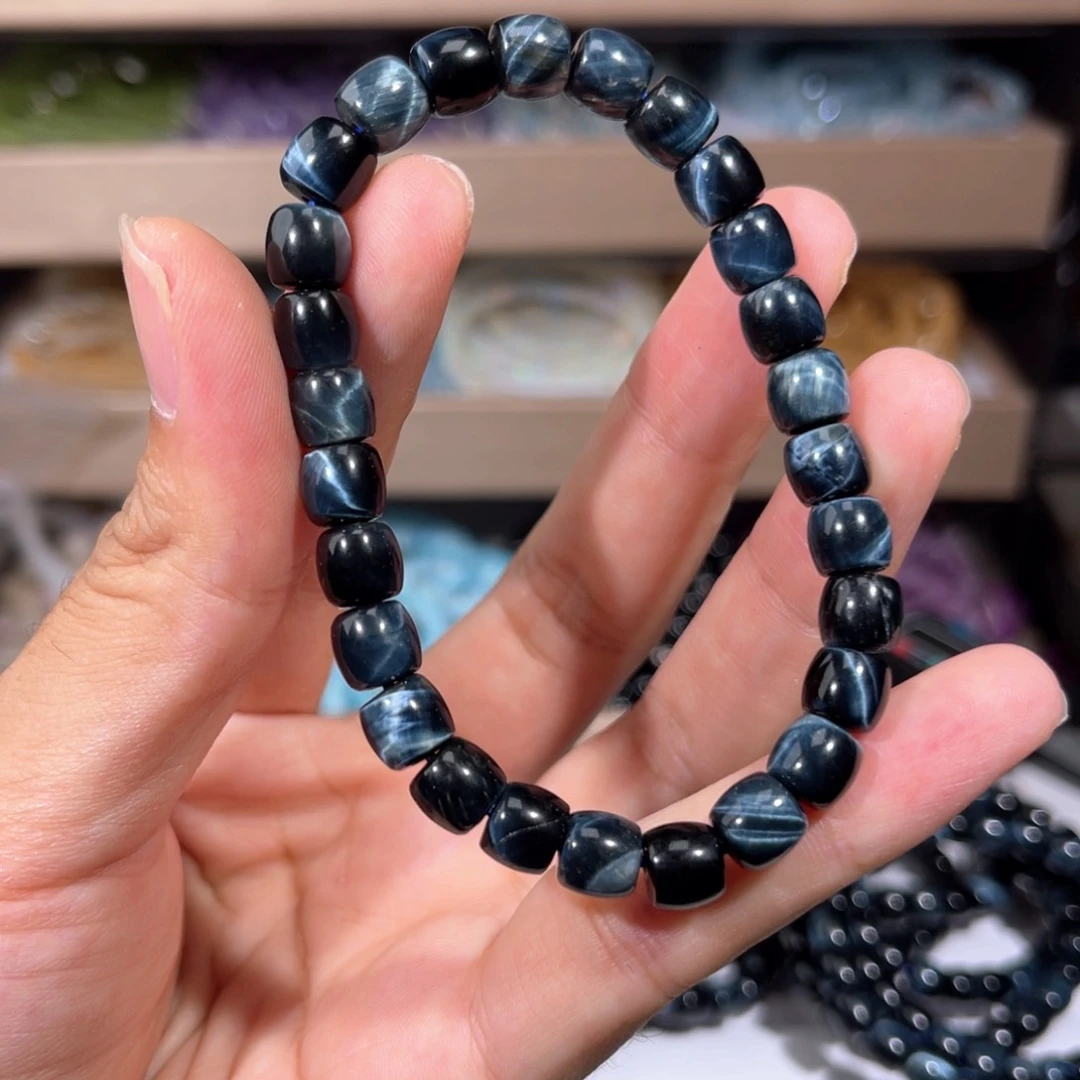 水晶手链未镶嵌蓝虎003